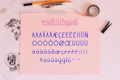 Bullet Journal Sans Serif Font 7