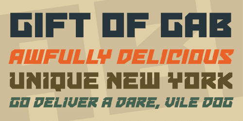 Bulletproof Font 1