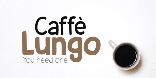 Caffè Lungo Font 1