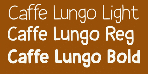 Caffè Lungo Font 6