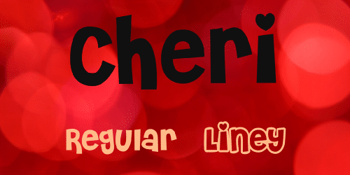 Cheri Font 1