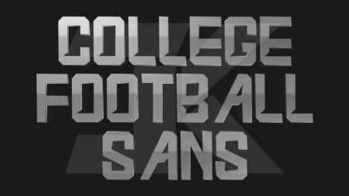 College Football Sans Font
