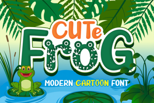 Cute Frog Font 1