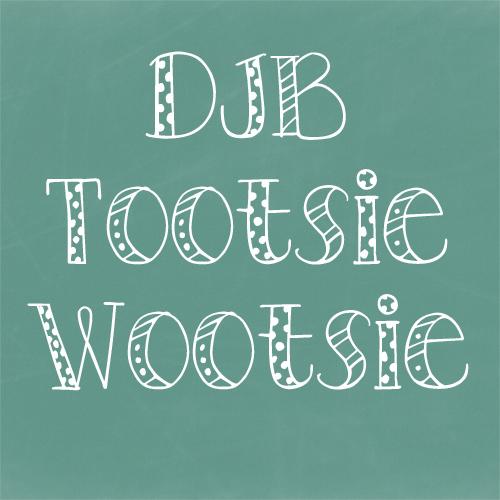 DJB Tootsie Wootsie Font 2