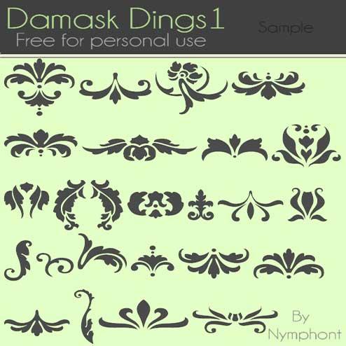 Damask-Dings1-Font-0