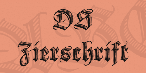 Deutsche Zierschrift Font 1