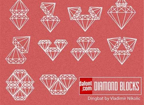 Diamond-Block-Font-1