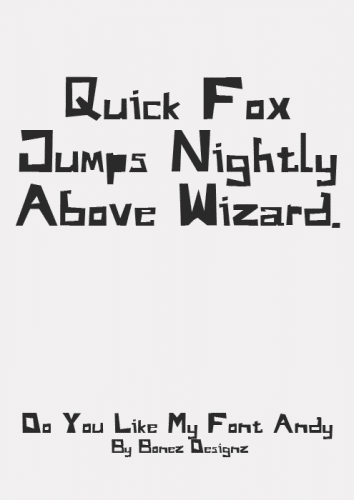 Do You Like My Font Andy Font 1