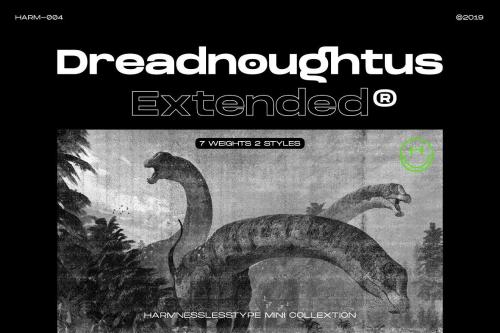 Dreadnoughtus Extended Font 1