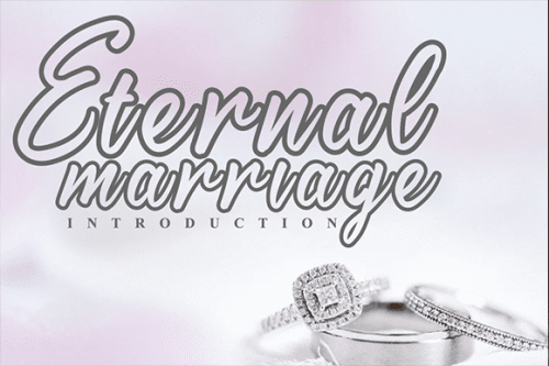 Eternal Marriage Script Font 1