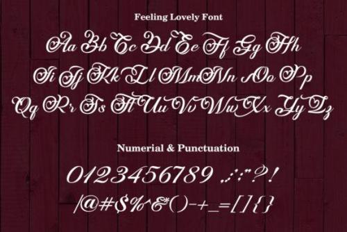 Feeling Lovely Font 2