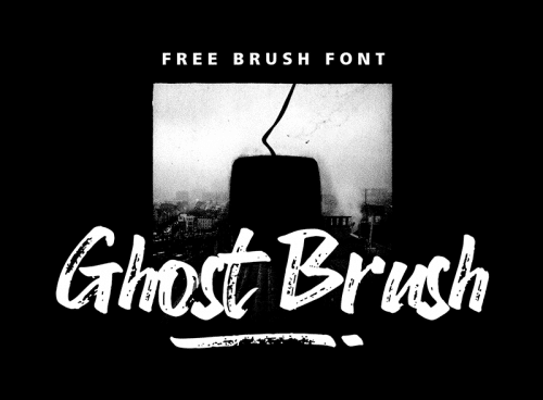 Ghost Brush Font 1