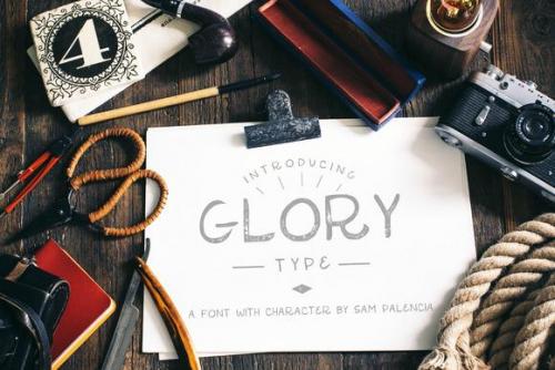 Glory Type Font 1