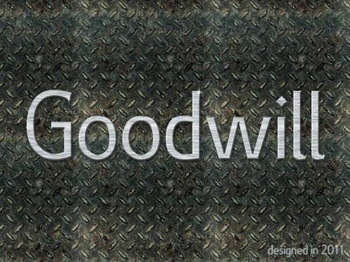 Goodwill Font