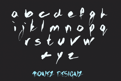 Gothic Scribble Font 2