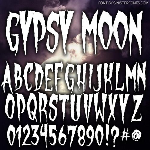 Gypsy Moon Font 4