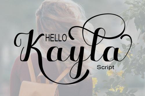 Hello Kayla Font 1