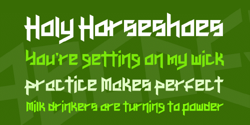 Here Be Dubstep Font 1