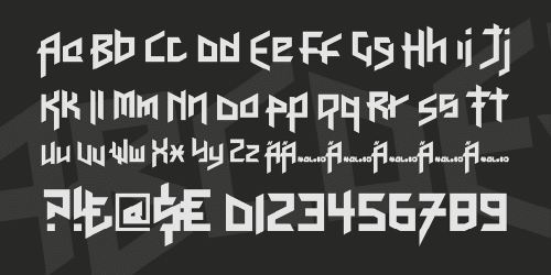 Here Be Dubstep Font 2