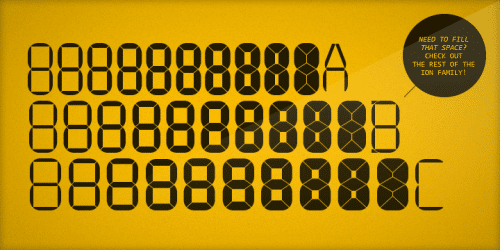 ION A Font Family 5