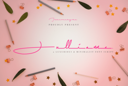 Jullianne Luxurious And Minimalist Script Font 1