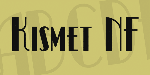 Kismet NF Font 1