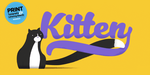 Kitten Monoline Font 1