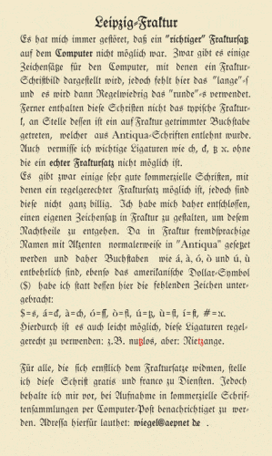 Leipzig Fraktur Font Family 1