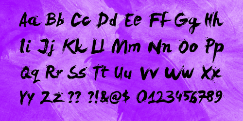 Levirebrushed Font 3