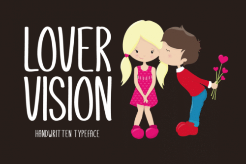 Lover Vision Font 1