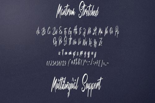 Mantrum Urban Script Font 10