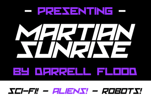 Martian Sunrise Font 1