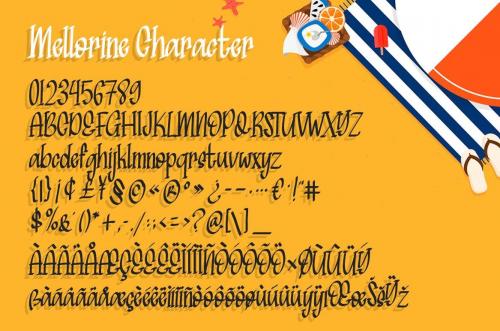 Mellorine Lovely Display Font 6
