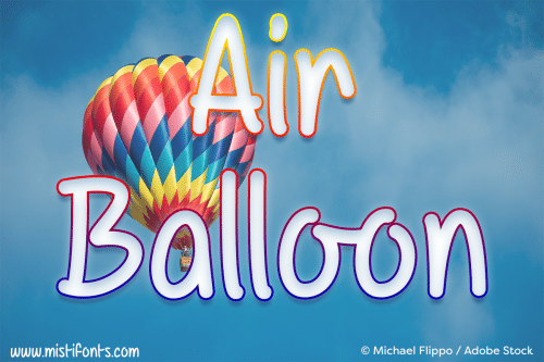 Mf Air Balloon Font 1