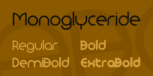 Monoglyceride Font