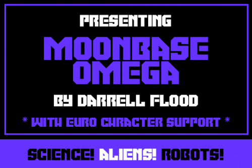 Moonbase Omega Sci-Fi Font 1