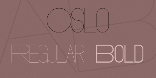 Oslo Font 1