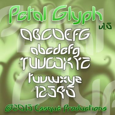 Petal Glyph Font 1