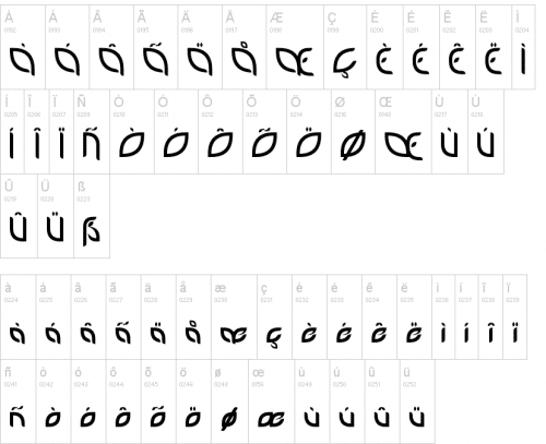 Petal Glyph Font 3