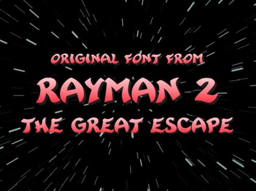 Rayman 2 Font