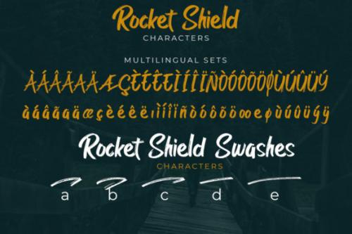 Rocket Shield Font 10