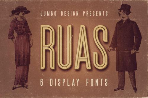 Ruas Vintage Style Font 1