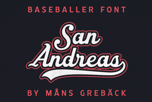 San Andreas Font