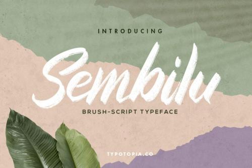 Sembilu Brush Script Font 1