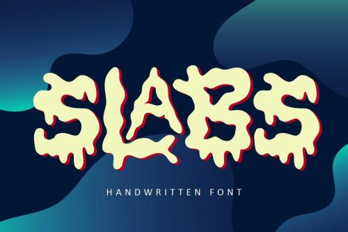 Slabs Handwritten Decorative Font 1