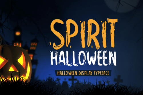 Spirit Halloween Font 1