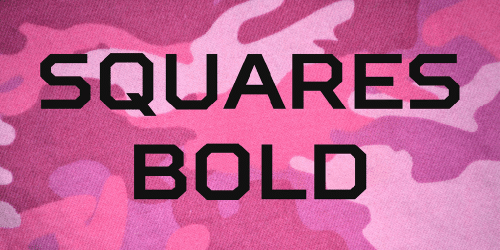 Squares Bold Font 1