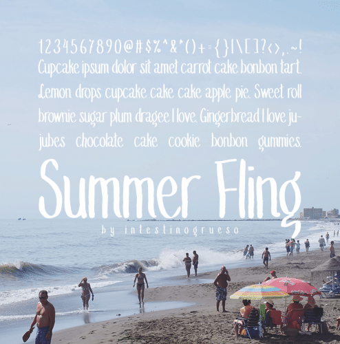 Summer Fling Font 1
