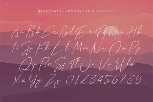 Sun Brush Font 2
