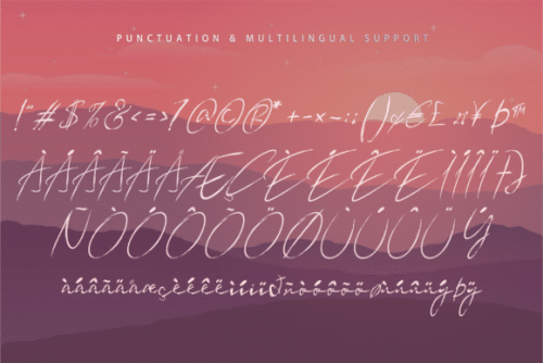 Sun Brush Font 3